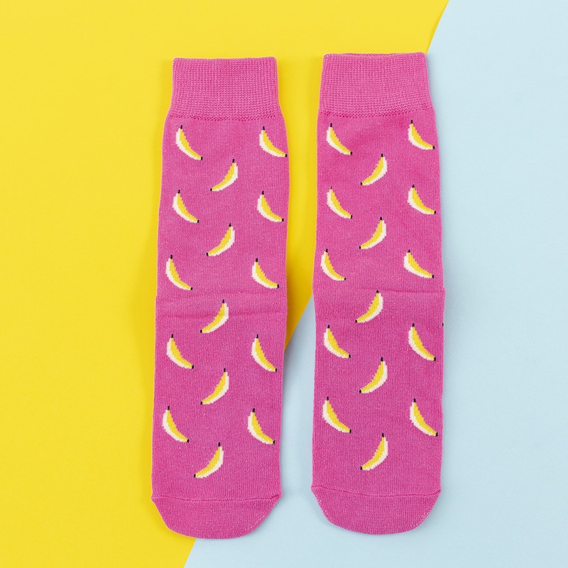 Image of Cute Mcdonald's Food Style Women Men Funny Cotton Socks Leisure Unisex Casual Socks #3
