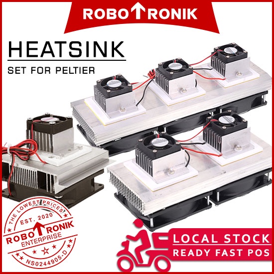 Thermoelectric Peltier Heatsink for 1 / 2 / 3, Cooler Semiconductor