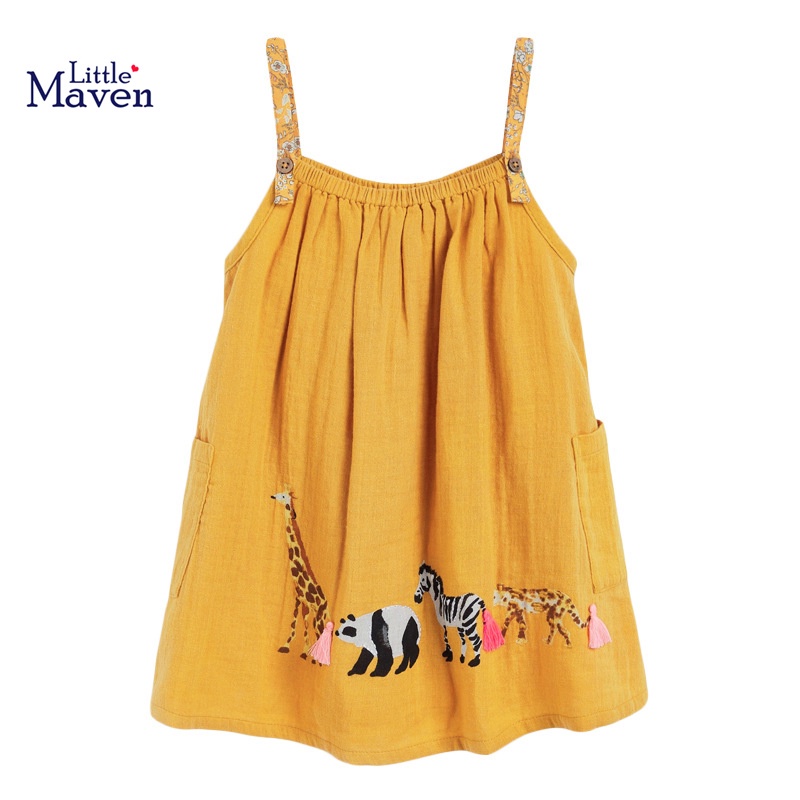 Little Maven Suspenders Baby Girls Cotton 2022 Fashion Princess Animals ...