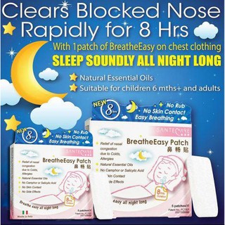 Santecare Breathe Easy Nose Patch / Blocked Nose / Prevent Snoring