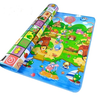Forever Star Baby Playmat Thicken Big Size Kids Play Mat Foldable Both Sides Non-slip Carpet Baby Crawl Climbing Mat