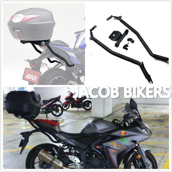 Shop Malaysia Yamaha R15 V3 Rack Heavy Duty Box Monorack Bracket Besi Shopee Singapore