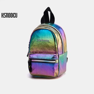 Image of Super Mini Rainbow [Ksnddeu] Small Casual Cute Backpack for Women Girl Bag