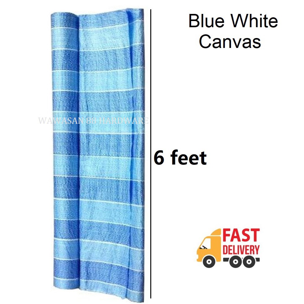Per feet Tarpaulin Sheet Blue White Waterproof Renovation Per feet Tarpaulin Sheet Blue White Waterproof Renovation
