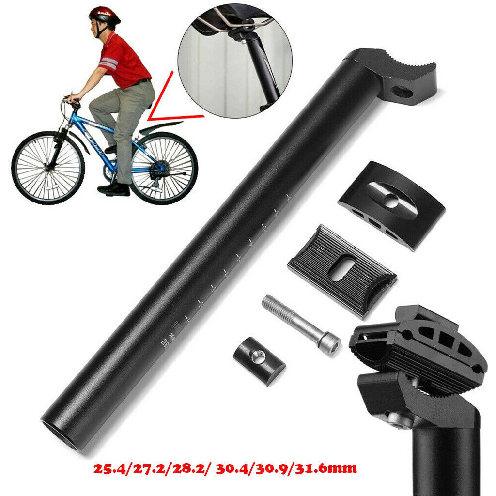 Bike seat pole post Seatpost Integrated Thicken Pipe Bicycle Saddle