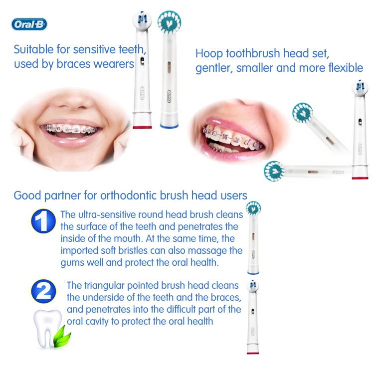 oral b orthodontic head