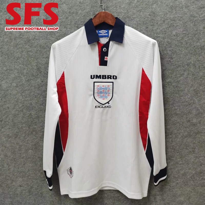 England 1998 World Cup Retro Home Jersey Men Adult –