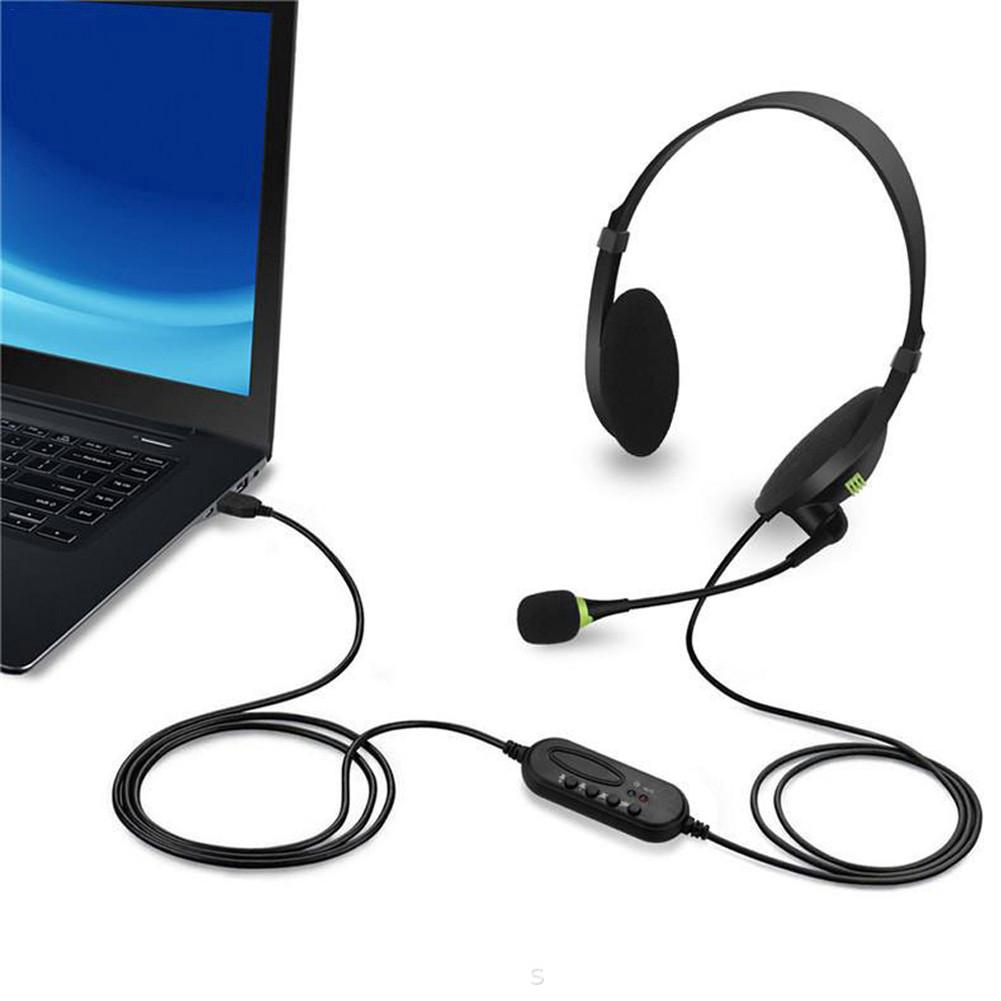 computer usb headset with microphone