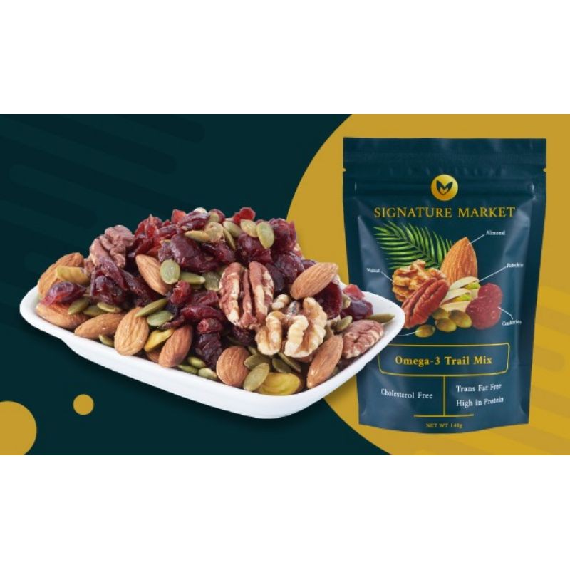 Signature Market Omega 3 Trail Mix 140g | Shopee Singapore