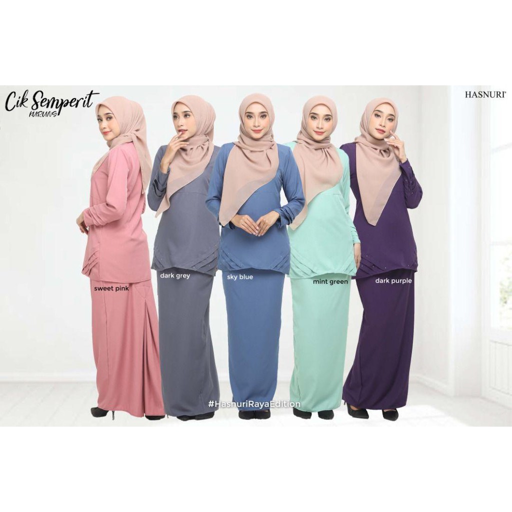 Baju Kurung Semperit Hasnuri Shopee Singapore