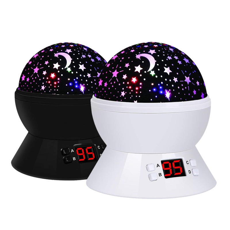 Starry Sky Projector Kids Lamp Led Night Light Rotating With 4led