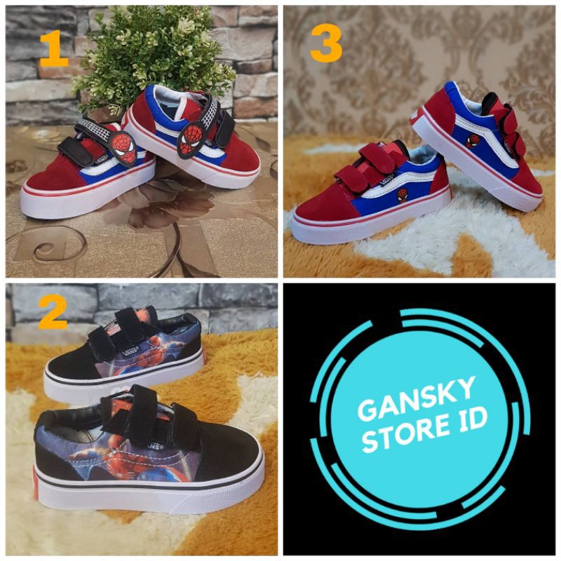 vans spiderman shoes kids