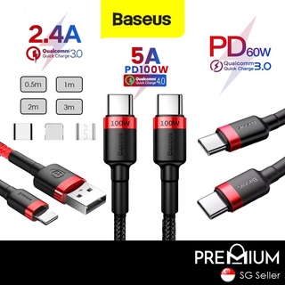 BASEUS CAFULE PD fast Charging Charge Cable compatible with IPhone Type C Micro USB