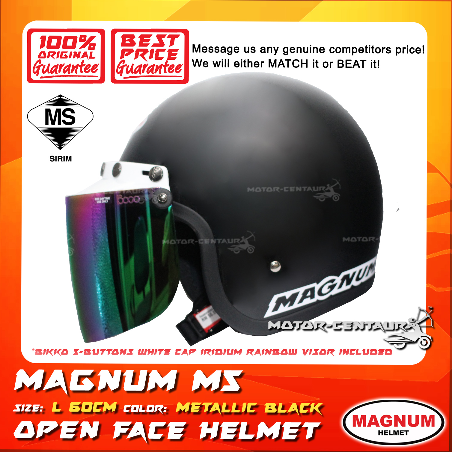 iridium rainbow visor