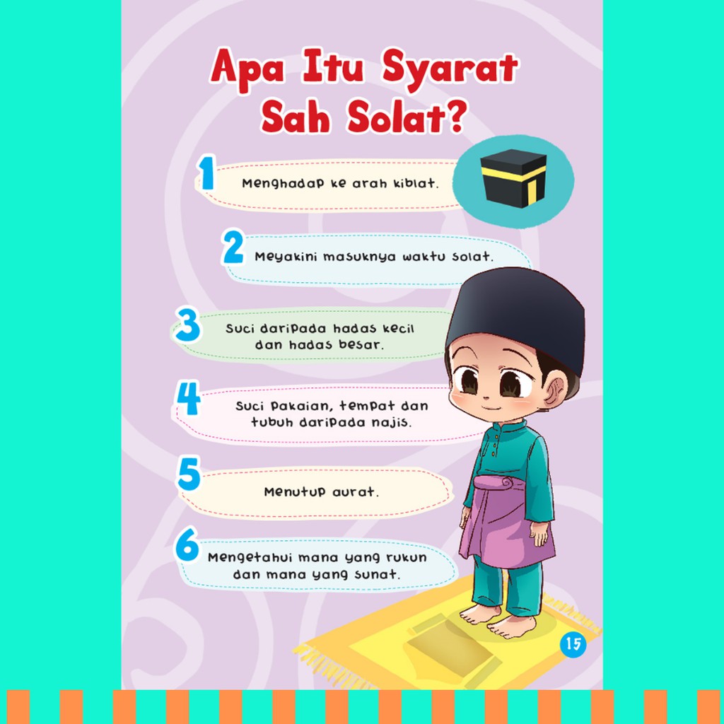 Book Of Children Muslim Ana Easy To It Male And Female Prayers Learning Prayers Shopee Singapore