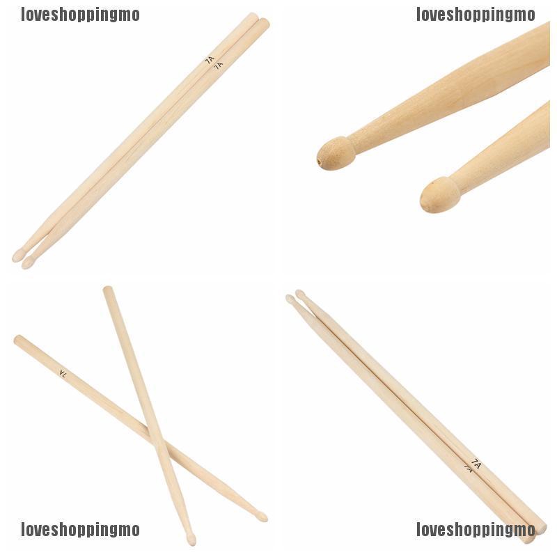 7A One Pair Music Band Maple Wood Drum Sticks Drumsticks 
