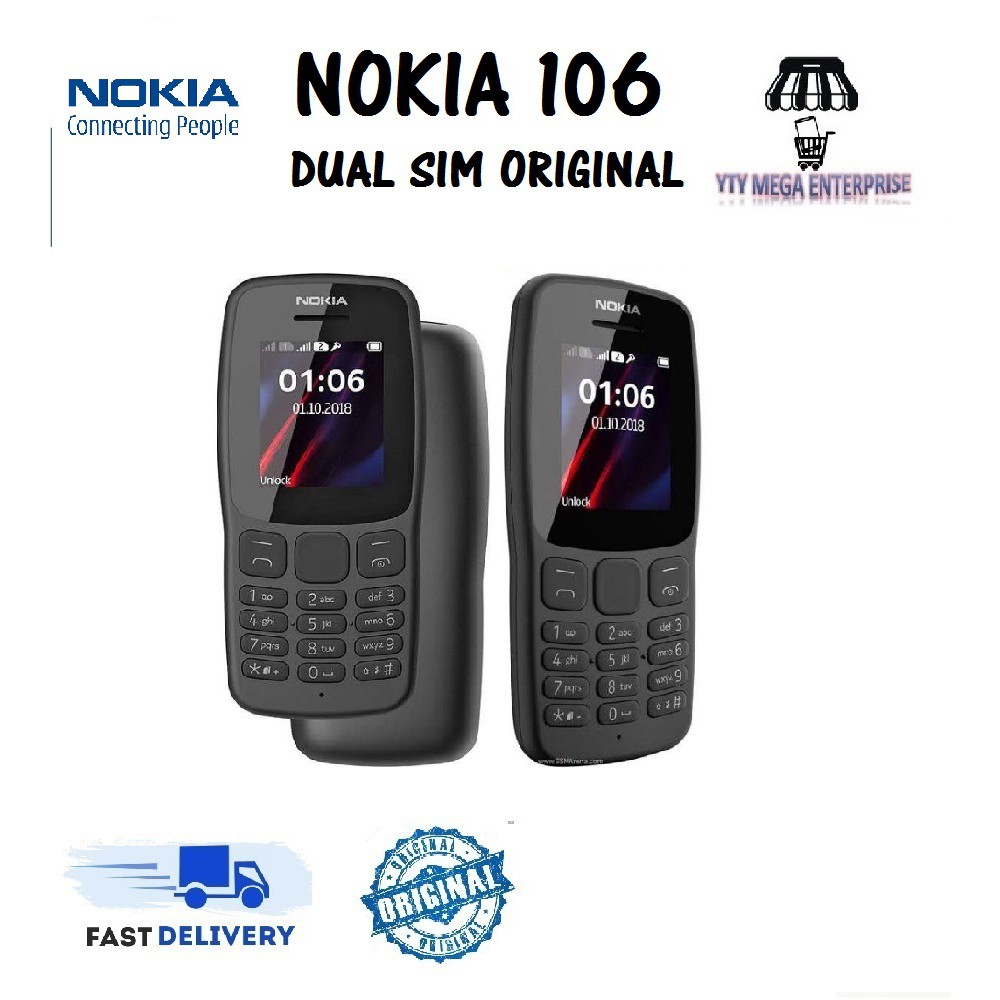 NOKIA 106 DUAL SIM ORIGINAL NOKIA MALAYSIA - Shopee Singapore