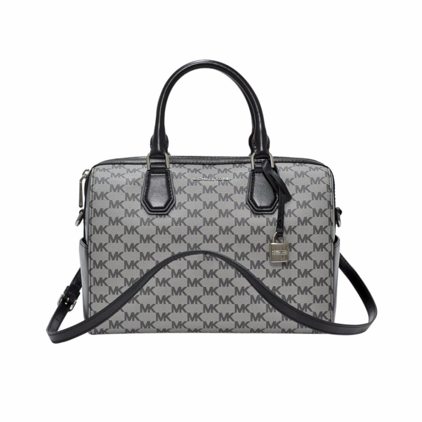 michael kors black duffle bag