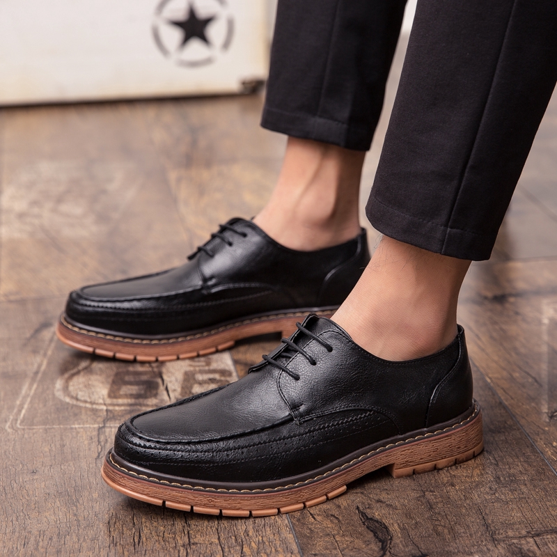 casual brown brogues