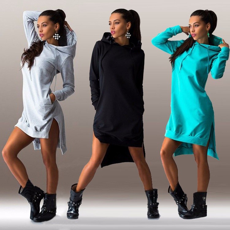 plus size hoodie dress