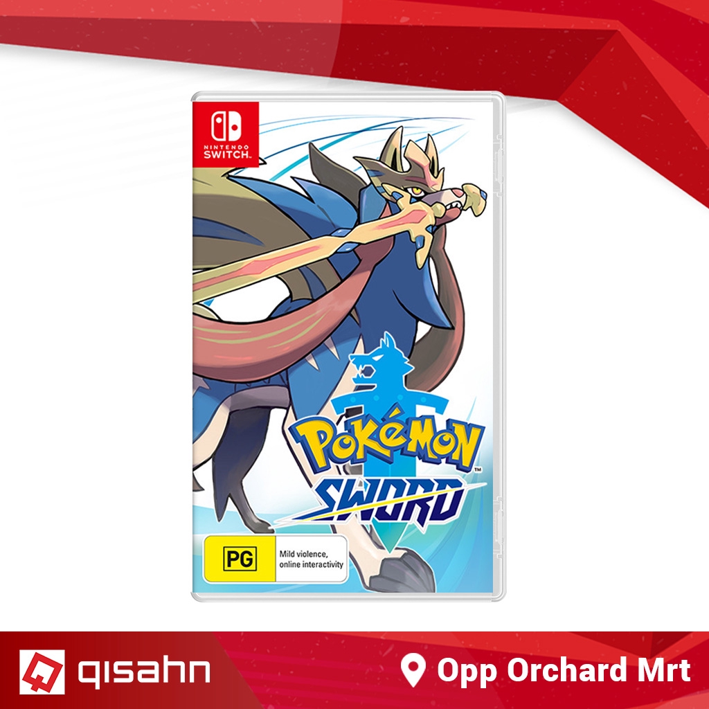 Switch Pokemon Sword Standard Edition English Game Shopee Singapore