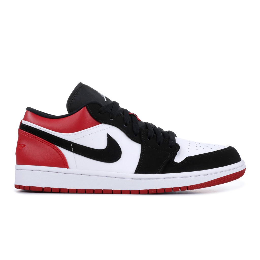 nike jordan 1 low black toe