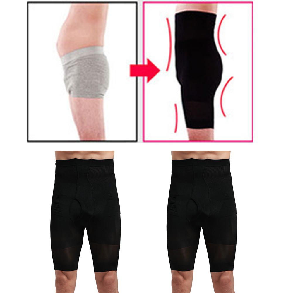 Bluebird Men Slim Body Shapewear Shorts Slimming Shaper High Waist Pant Underwear Shopee Singapore