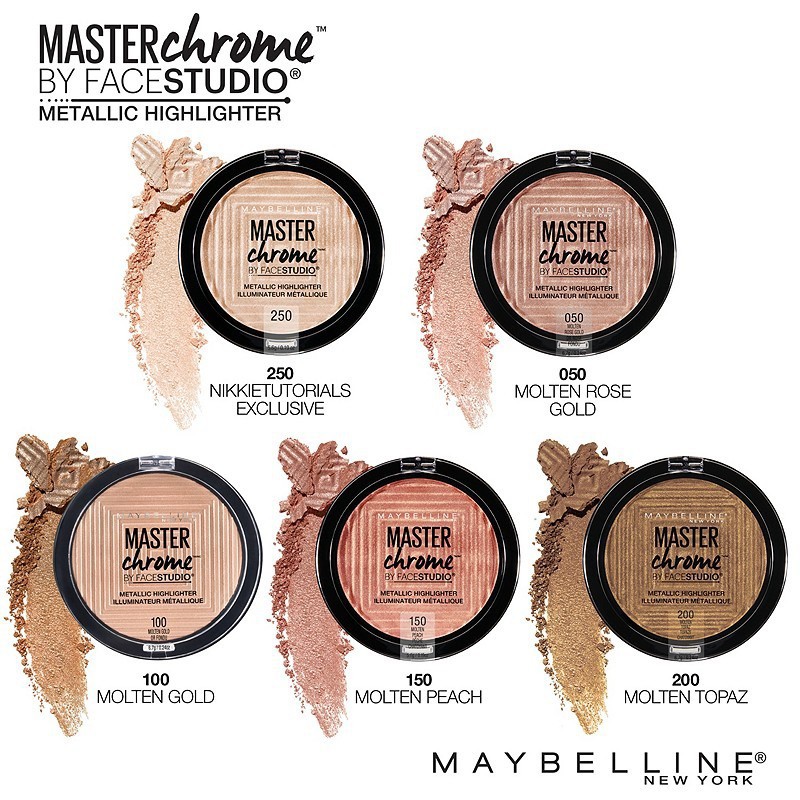 maybelline new york facestudio master chrome metallic highlighter