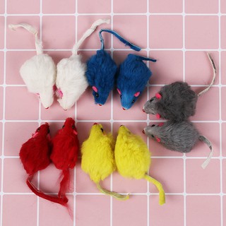 10Pcs Color Random Cute Mini Pet Supplies Kitten Puppy Funny Fake Mouse #6