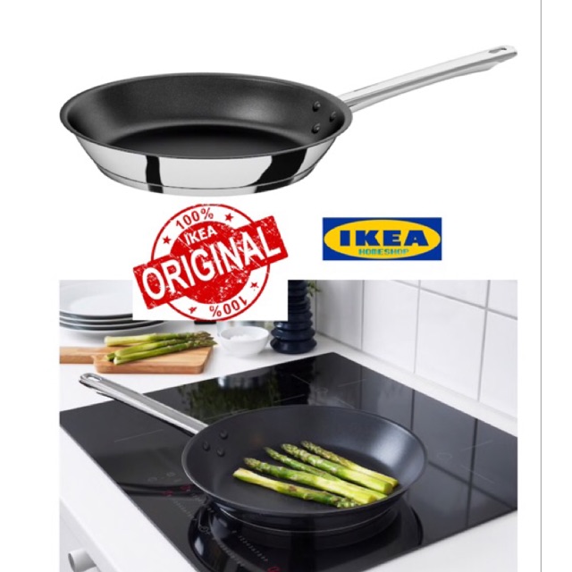 Ikea Oumbarlig Frying Pan Induction Hob 28cm Shopee Singapore