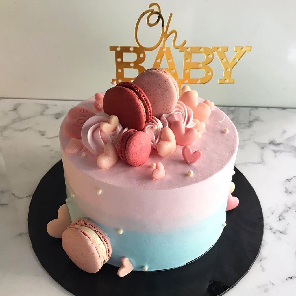 Halal Certified Sweetness Celebratory Cake [Ideal Gender Reveal Cake