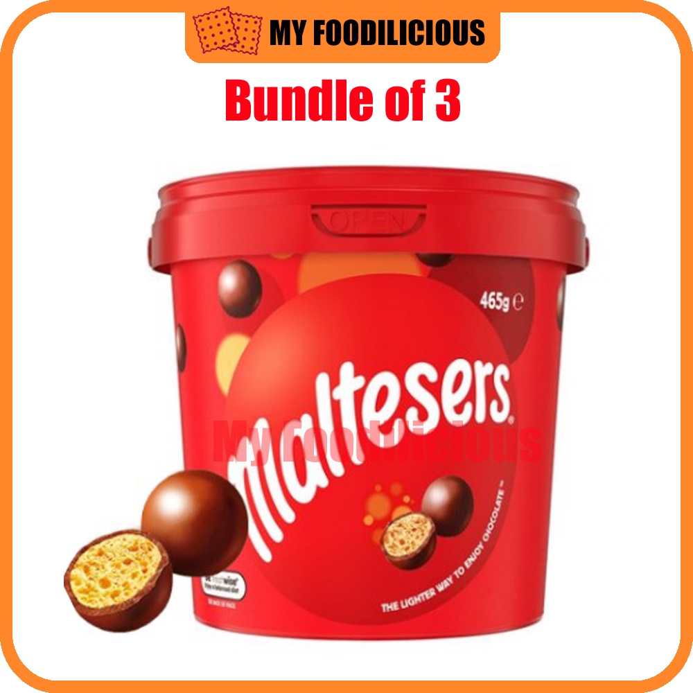 Maltesers Milk Chocolate Bucket 465g Shopee Singapore