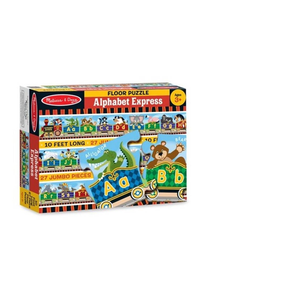 melissa and doug alphabet express floor puzzle