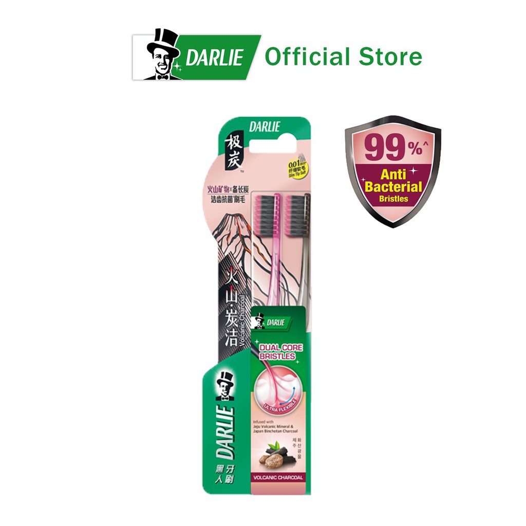 darlie volcanic charcoal toothbrush