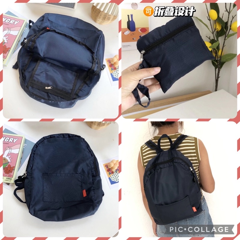 Foldable Backpack (SG Stocks) Shopee Singapore