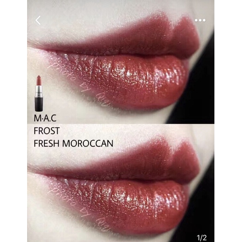 frost lipstick in fresh moroccan