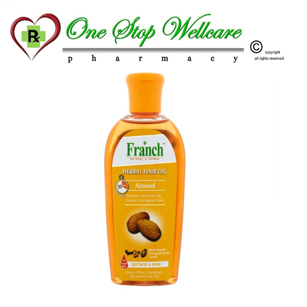 Franch Herbal Hair Oil 100ml 200ml Shopee Singapore