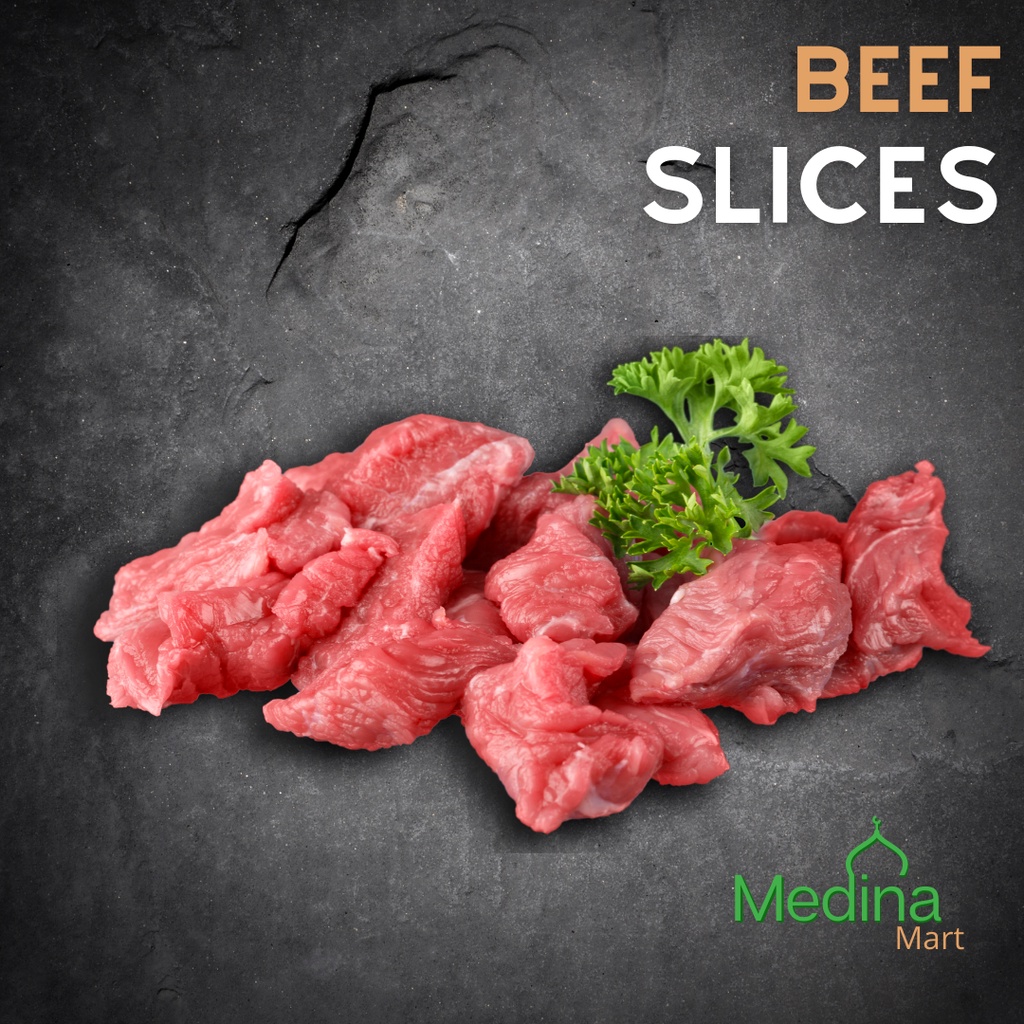 Halal Grassfed Flank Beef slices (1KG) Shopee Singapore