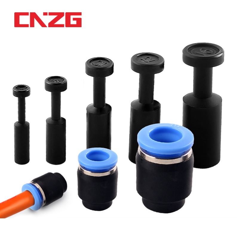 Pneumatic Blanking Pipe End Cup Plug Plugs Air Hose Tube Push Fit 