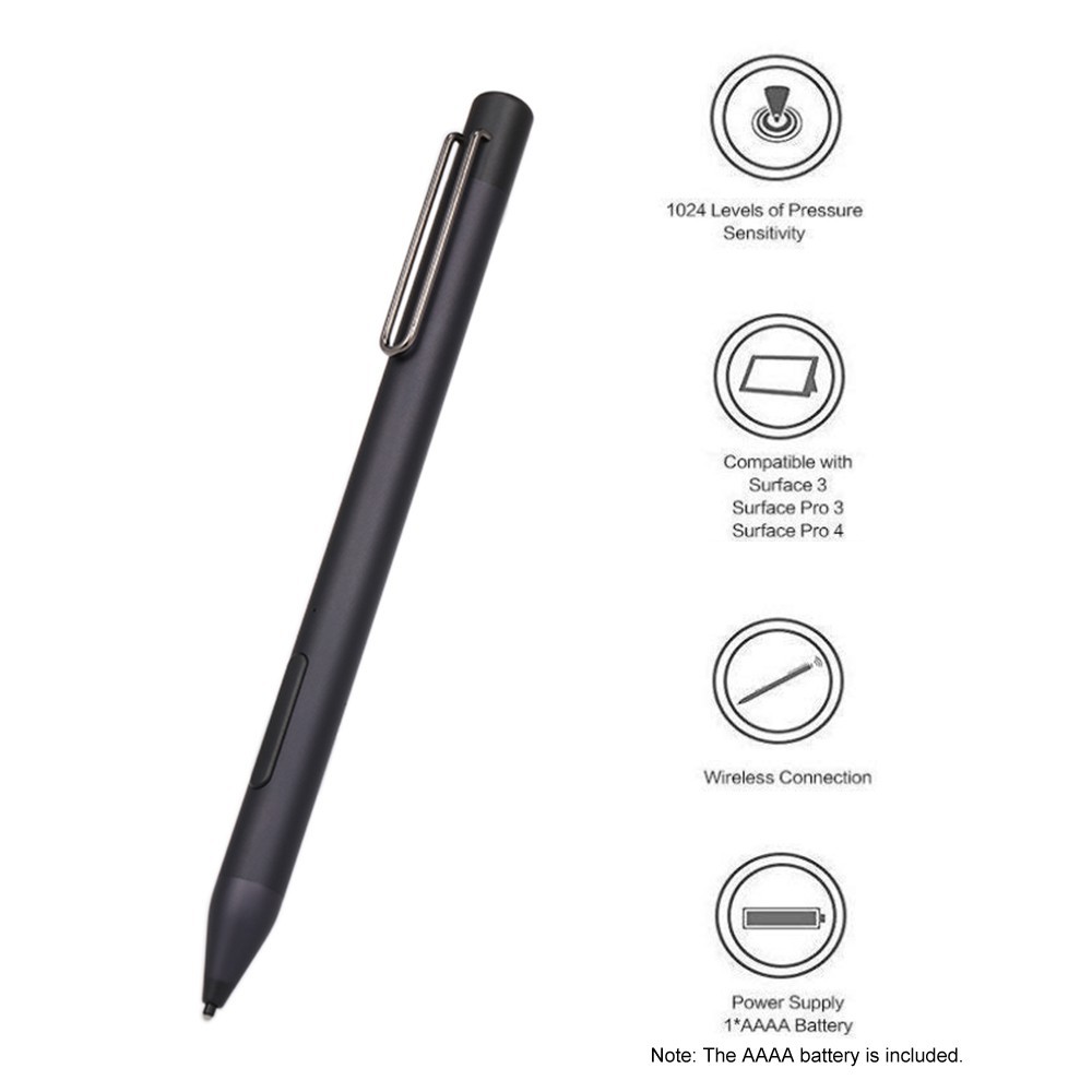 Me Mpp303b Active Stylus Compatible With Surface 3 Pro3 Pro4 Hand Held Pen Point Shopee Singapore