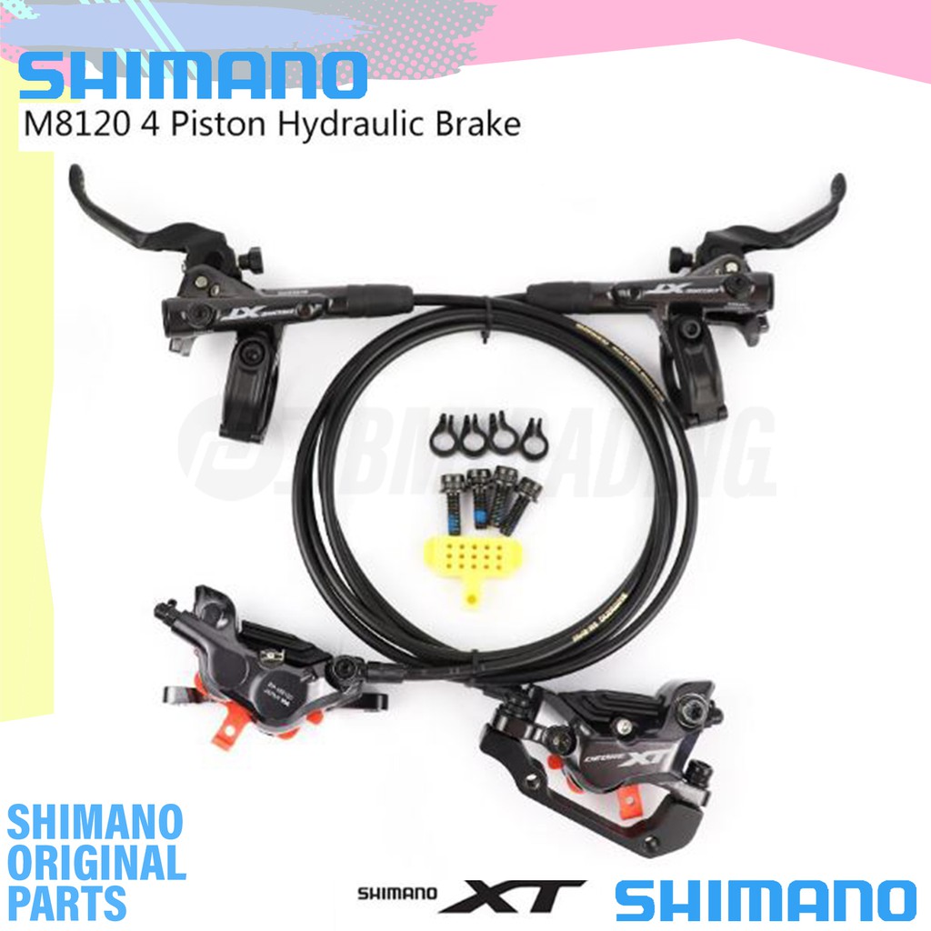 shimano deore 4 piston brakes