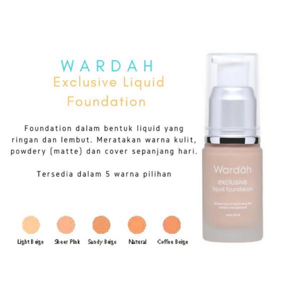 wardah foundation natural