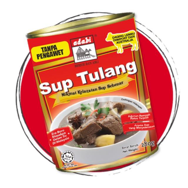 Sup Tulang Adabi Tin 280 Gm Shopee Singapore