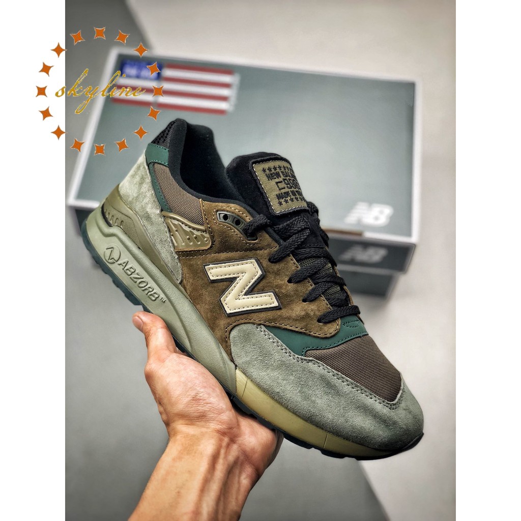 new balance army green shoes