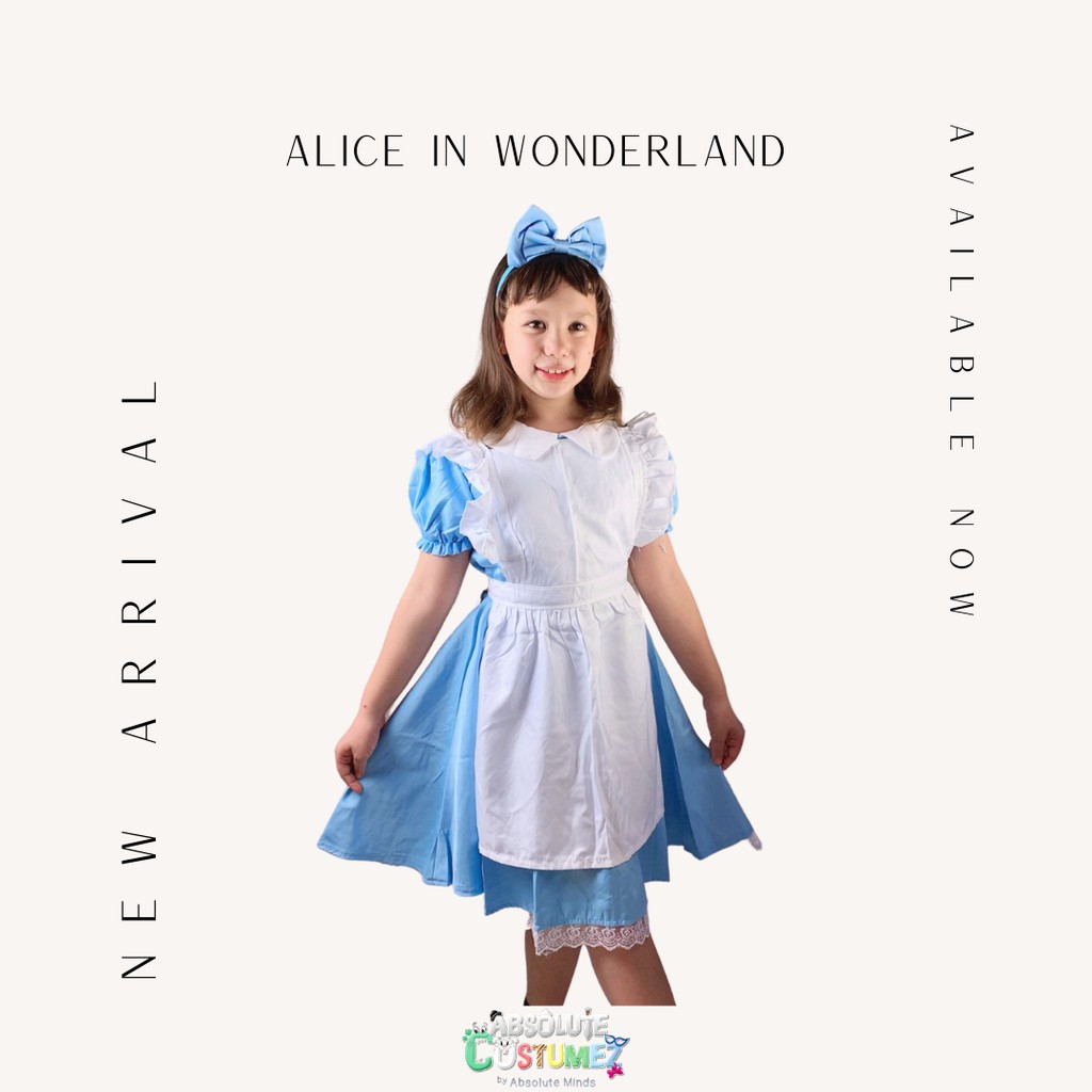 Ladies Alice in Wonderland Costume Disney Lolita Fairytale Book Week Fancy Dress