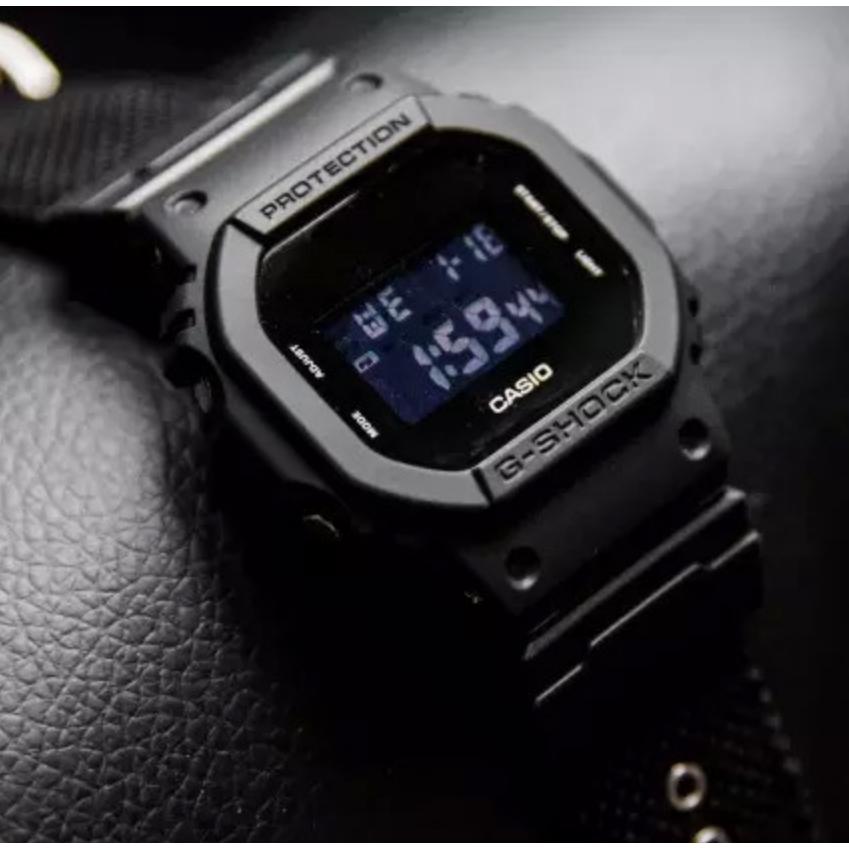 casio dw 5600 all black