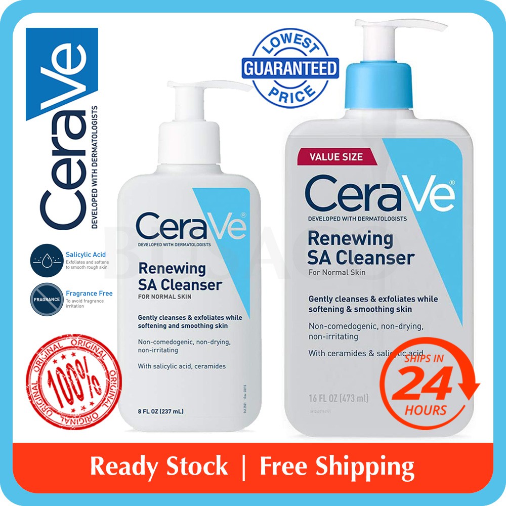 cerave renewing sa cleanser 16 oz