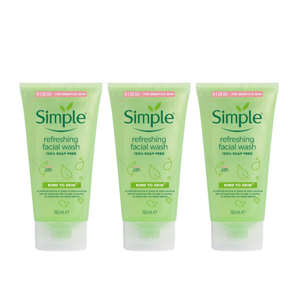 simple green face wash