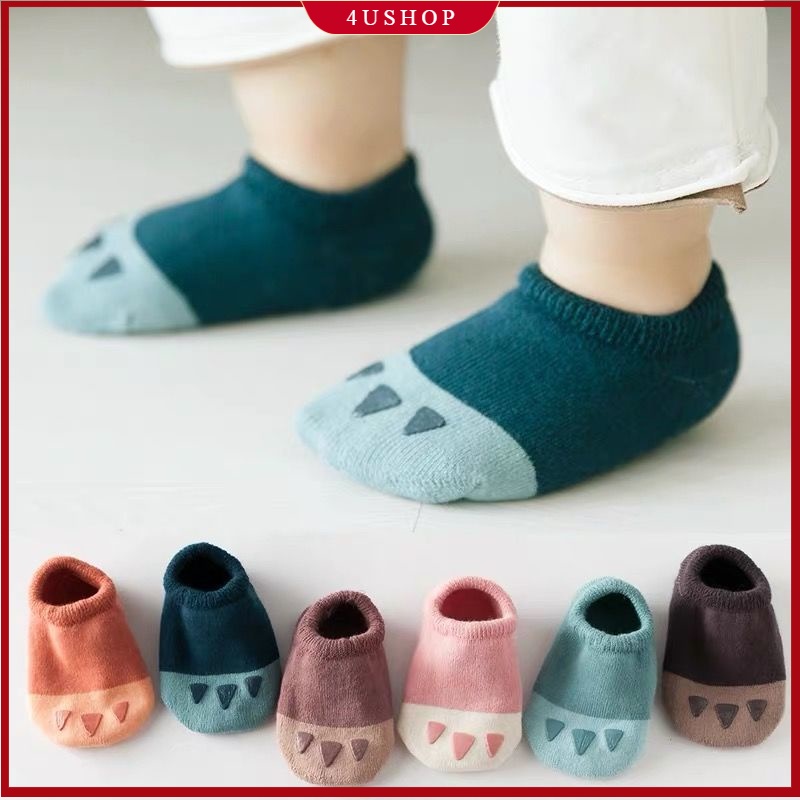 Baby Socks Cute Cartoon Anti-Slip 9-16cm Foot Length 0-1-3-5 Years Old for Baby Boys Girls Kid Floor Socks Autumn