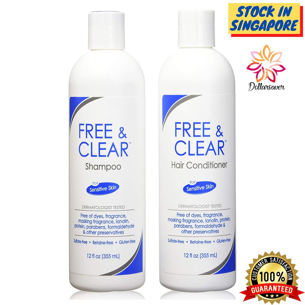 Free & Clear Shampoo / Conditioner For Sensitive Skin Vanicream 355ml